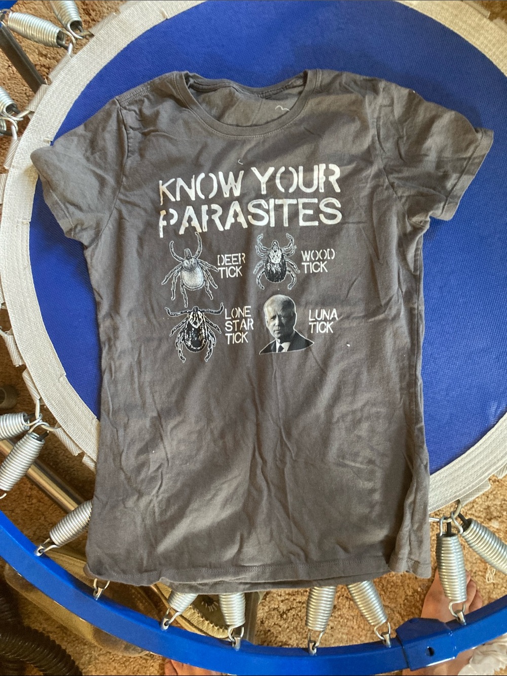 Know your ticks 
Women’s tee super soft